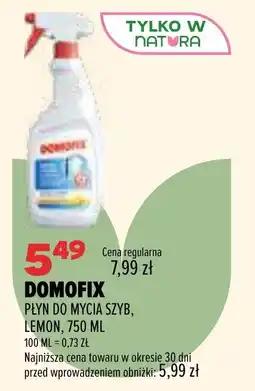 Drogerie Natura DOMOFIX PŁYN DO MYCIA SZYB, LEMON oferta
