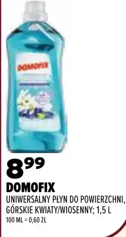 Drogerie Natura DOMOFIX UNIWERSALNY PŁYN DO POWIERZCHNI, GÓRSKIE KWIATY/WIOSENNY oferta