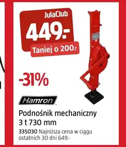 Jula Podnośnik Hamron oferta