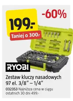 Jula Zestaw kluczy nasadowych Ryobi oferta