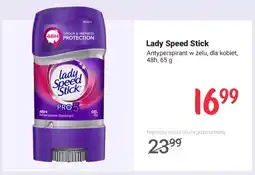 Rossmann Antyperspirant w żelu dla kobiet Lady Speed Stick Pro 5 oferta