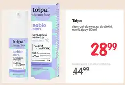 Rossmann Krem-żel do twarzy ultralekki nawilżający Tołpa dermo face sebio start oferta