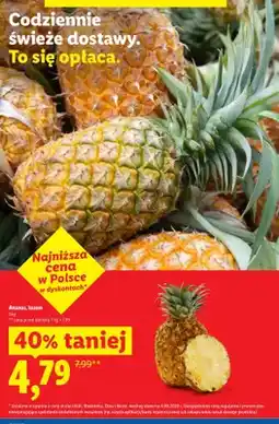 Lidl Ananas luzem oferta