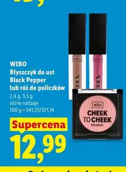 Lidl Róż do policzków Wibo Cheek to Cheek oferta