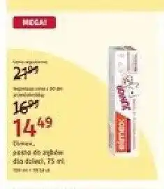 Rossmann Pasta do zębów dla dzieci Elmex Junior oferta