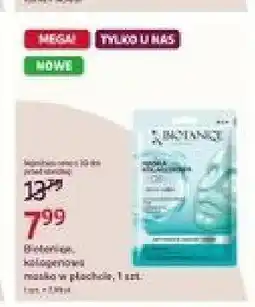 Rossmann Kolagenowa maska w płachcie Biotaniqe oferta