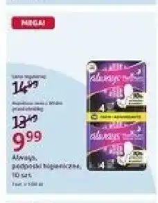 Rossmann Podpaski higieniczne Always oferta