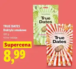 Lidl Daktyle smakowe True Dates Caramel Popcorn oferta