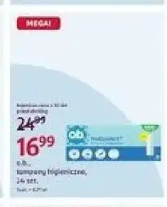 Rossmann Tampony higieniczne o.b oferta
