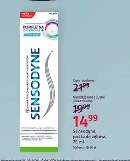 Rossmann Pasta do zębów Sensodyne Kompletna Ochrona oferta