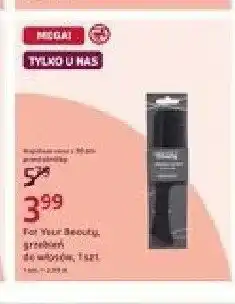 Rossmann Grzebień do włosów For Your Beauty oferta