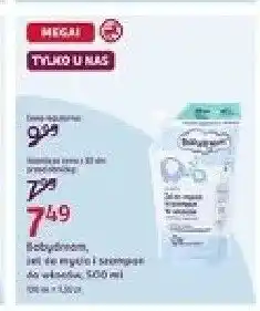 Rossmann Żel do mycia i szampon do włosów Babydream oferta