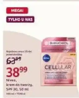 Rossmann Krem do twarzy Nivea Cellular SPF 30 oferta