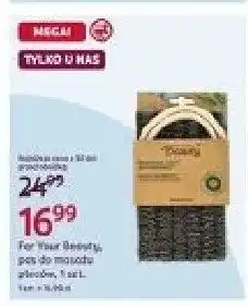 Rossmann Pas do masażu pleców For Your Beauty oferta