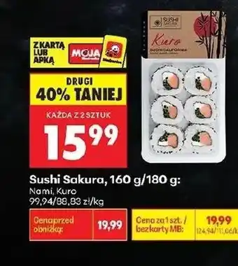 Biedronka Sushi Sakura oferta