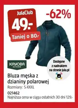 Jula Bluza męska z dzianiny polarowej Kayoba oferta
