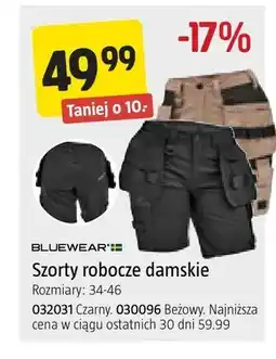 Jula Szorty robocze damskie BLUEWEAR oferta