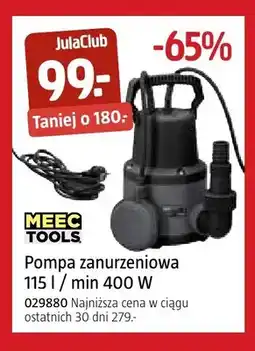 Jula Pompa zanurzeniowa MEEC TOOLS oferta