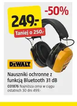 Jula Nauszniki ochronne z funkcją Bluetooth DeWalt oferta
