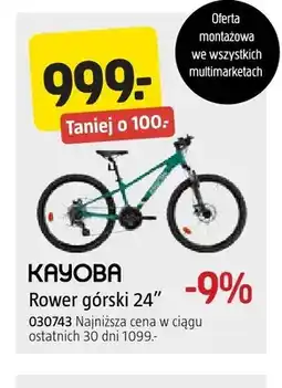 Jula Rower górski Kayoba oferta