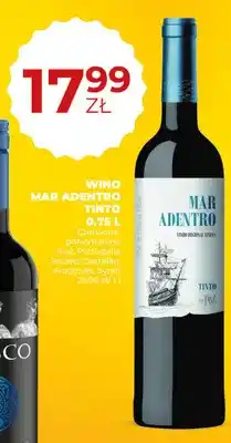 Duży Ben Wino czerwone półwytrawne Mar Adentro Tinto oferta