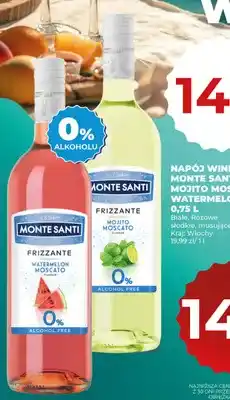 Duży Ben Napój winny bezalkoholowy Monte Santi Frizzante Watermelon Moscato oferta