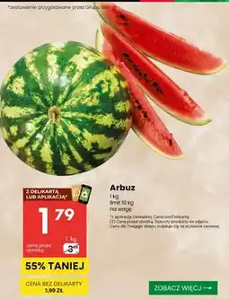 Delikatesy Centrum Arbuz na wagę oferta
