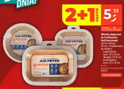 Dealz Wkłady papierowe do frytkownicy beztłuszczowej prostokątne 22x14 cm oferta