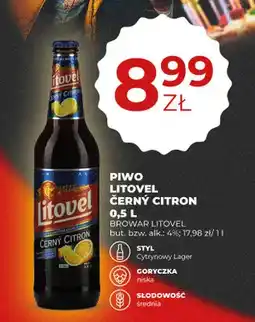 Duży Ben Piwo Litovel Černý Citron oferta