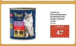 Dino Karma dla kotów mokra kawałki z wołowiną w sosie Tropi De Lux oferta