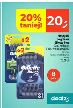 Dealz Maszynki do golenia Gillette Blue3 Plus 8-pak oferta