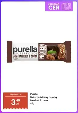 Dino Baton proteinowy crunchy Purella hazelnut & cocoa oferta