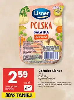 Delikatesy Centrum Sałatka jarzynowa Lisner Polska oferta