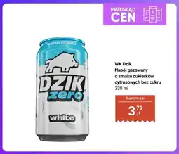 Dino Napój gazowany WK Dzik o smaku cukierków cytrusowych bez cukru oferta