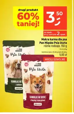 Dealz Mokra karma dla psa Pan Mięsko Psia Uczta z kaczką i tuńczykiem oferta