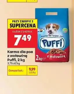 Biedronka Karma dla psa Puffi oferta