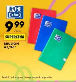Biedronka Brulion A5 Oxford oferta