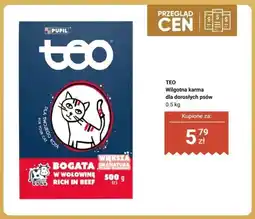 Dino Wilgotna karma dla dorosłych psów TEO bogata w wołowinę oferta