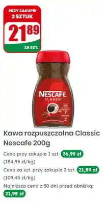 Dino Kawa rozpuszczalna Nescafe Classic oferta