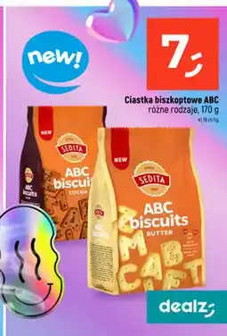 Dealz Ciastka biszkoptowe maślane Sedita ABC oferta