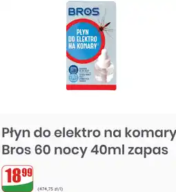 Dino Płyn do elektro na komary Bros 60 nocy 40ml zapas oferta