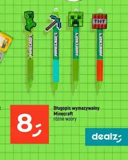 Dealz Długopis Minecraft oferta