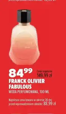 Drogerie Natura Woda perfumowana Franck Olivier Fabulous oferta