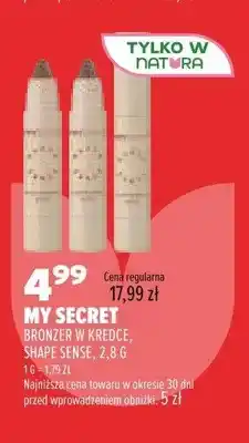 Drogerie Natura Bronzer w kredce My Secret Shape Sense oferta