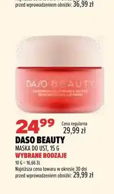 Drogerie Natura Maska do ust Daso Beauty oferta