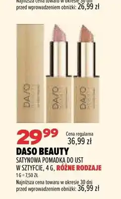 Drogerie Natura Satynowa pomadka do ust w sztyfcie Daso Beauty oferta