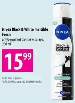 Hebe Antyperspirant damski w sprayu Nivea Black & White Invisible Fresh oferta