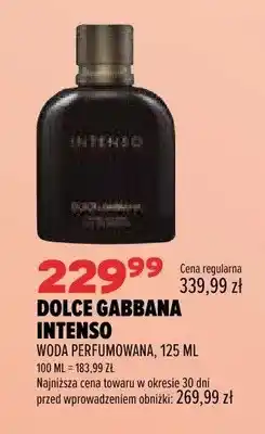 Drogerie Natura Woda perfumowana Dolce Gabbana Intenso oferta