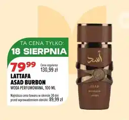Drogerie Natura Woda perfumowana Lattafa Asad Burbon oferta