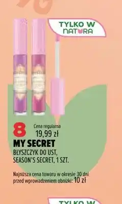 Drogerie Natura Błyszczyk do ust My Secret Season's Secret oferta